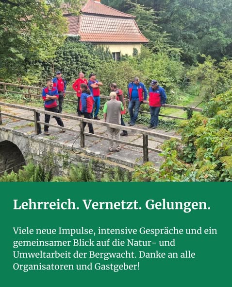 Auf Einladung unseres Landeswartes für Naturschutz trafen sich Verantwortliche für die Natur und Umweltarbeit auf Bergwacht-Ortsebene zu ihrer diesjährigen Tagung – diesmal im alternativen Bärenpark Worbis. - Bild 4