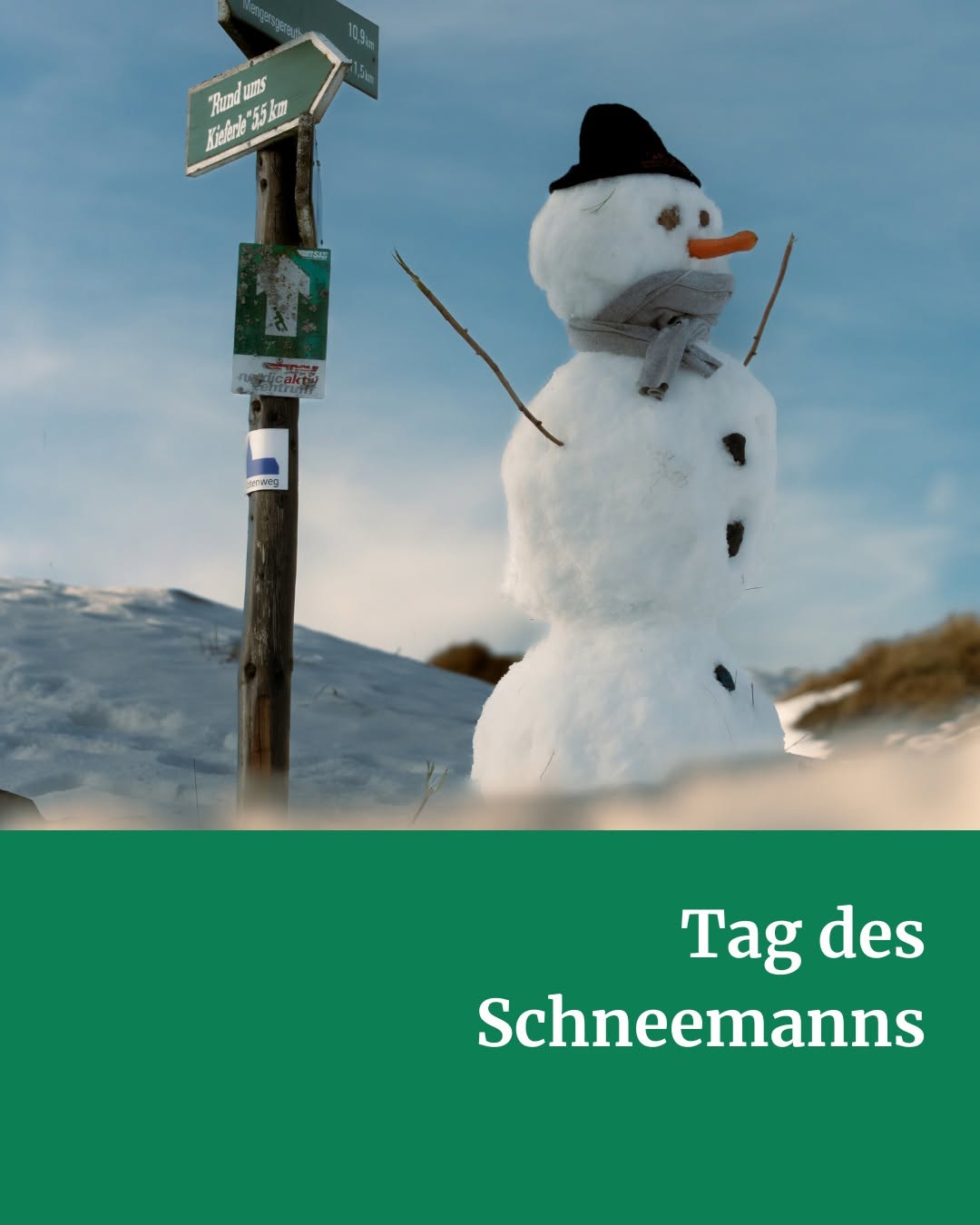 Heute ist Tag des Schneemanns - Bild 1
